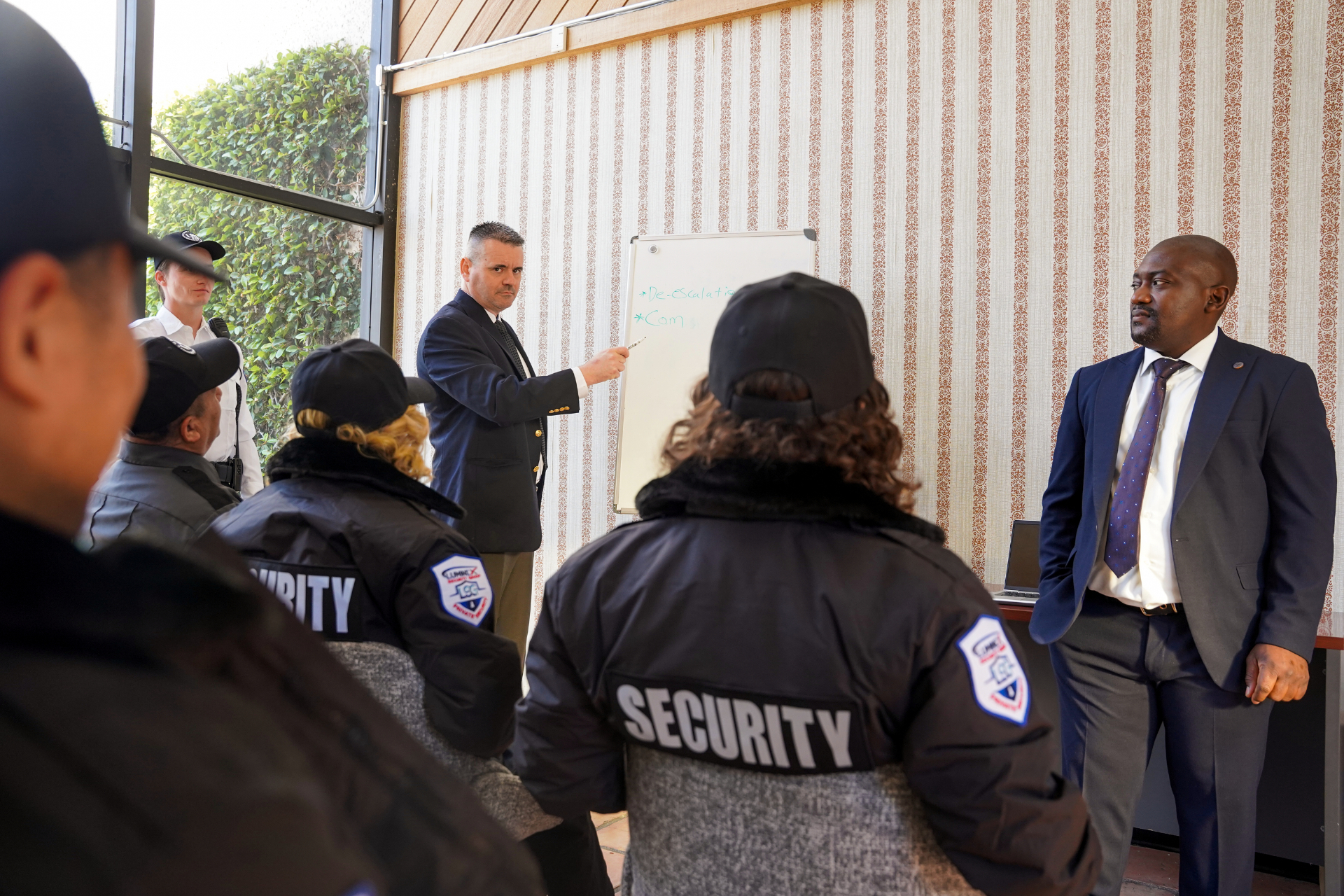 Luminex instructor leading a de-escalation module